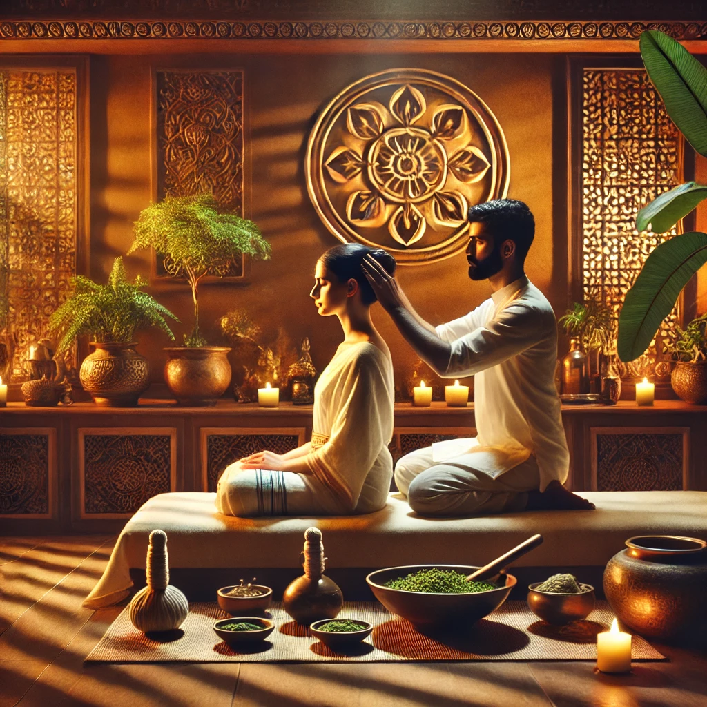 Shirolepa therapy-Yogakshema Ayurveda Hospital, Kushalnagar-One-of-the-best-Trusted-Hospital-Karanatak.